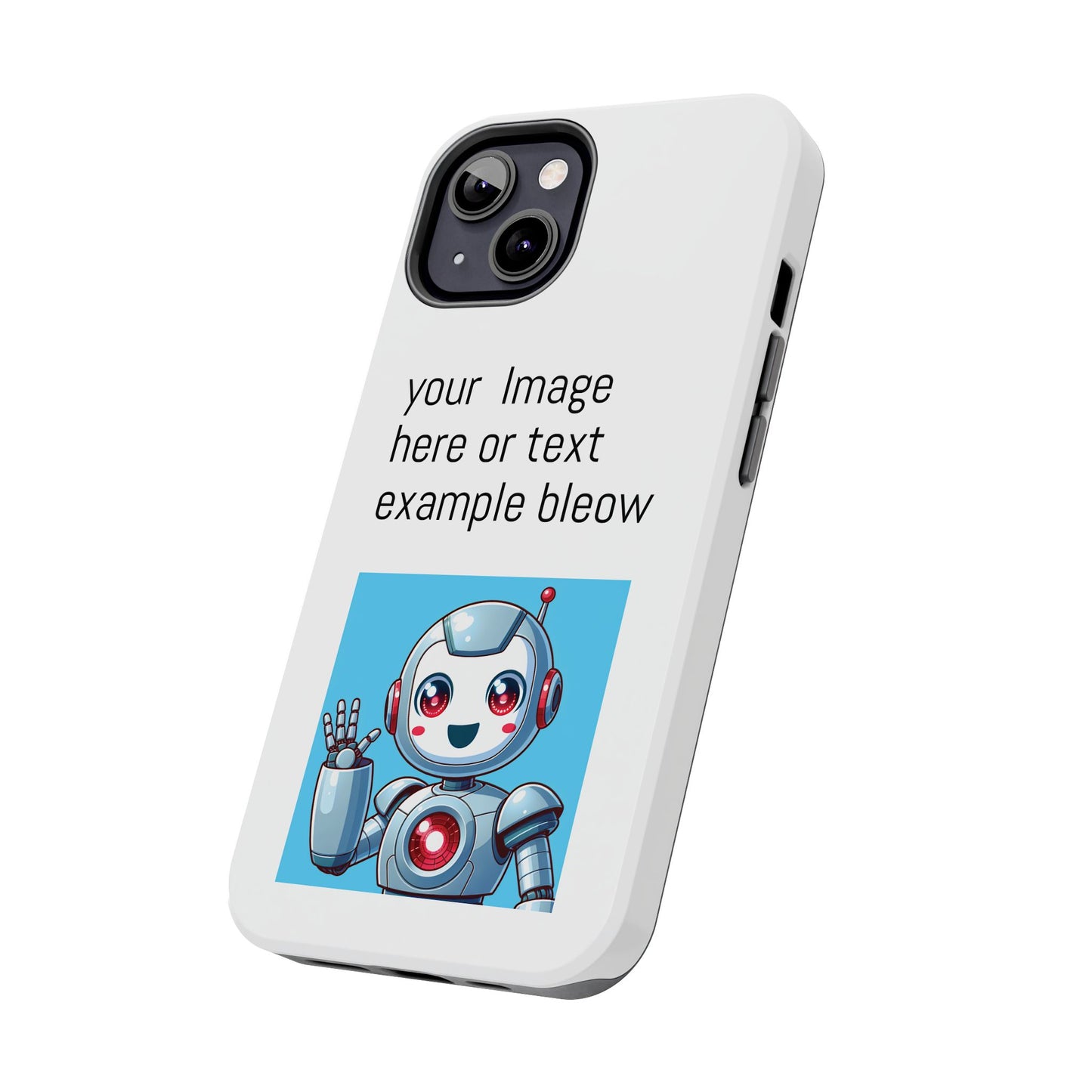 Customizable Robot Tough Phone Case - Durable & Fun Design