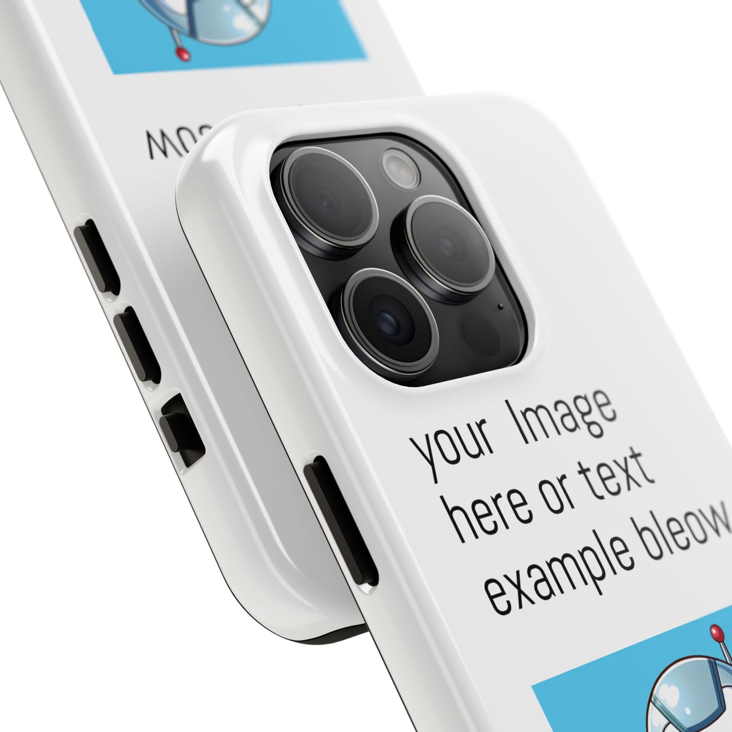 Customizable Robot Tough Phone Case - Durable & Fun Design