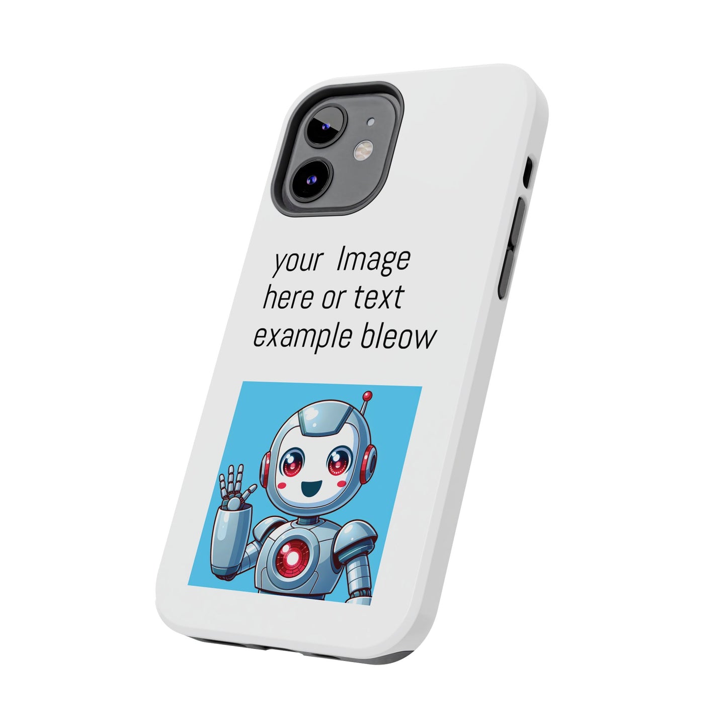 Customizable Robot Tough Phone Case - Durable & Fun Design