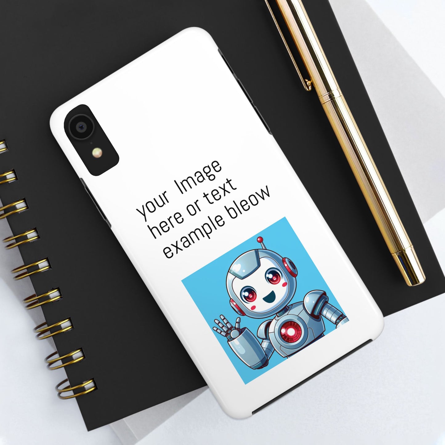 Customizable Robot Tough Phone Case - Durable & Fun Design