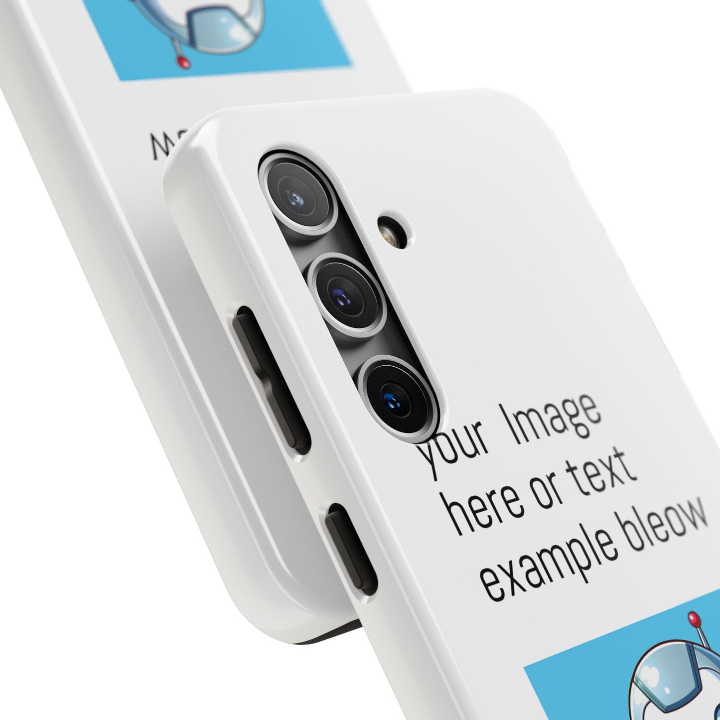 Customizable Robot Tough Phone Case - Durable & Fun Design