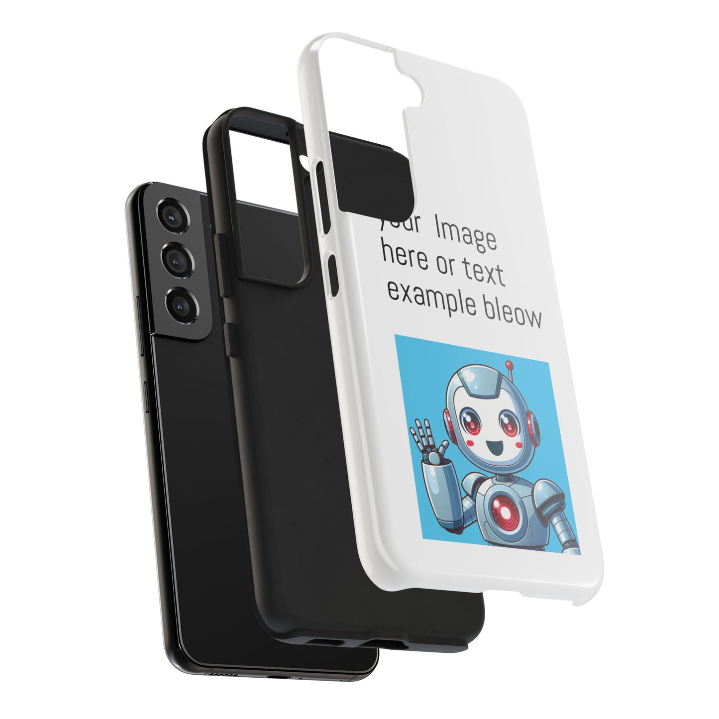 Customizable Robot Tough Phone Case - Durable & Fun Design