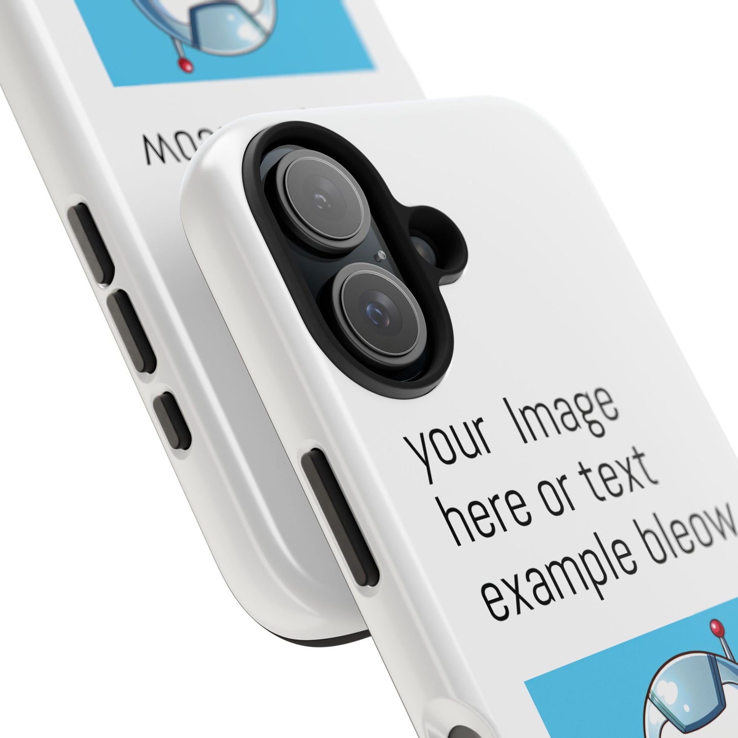 Customizable Robot Tough Phone Case - Durable & Fun Design