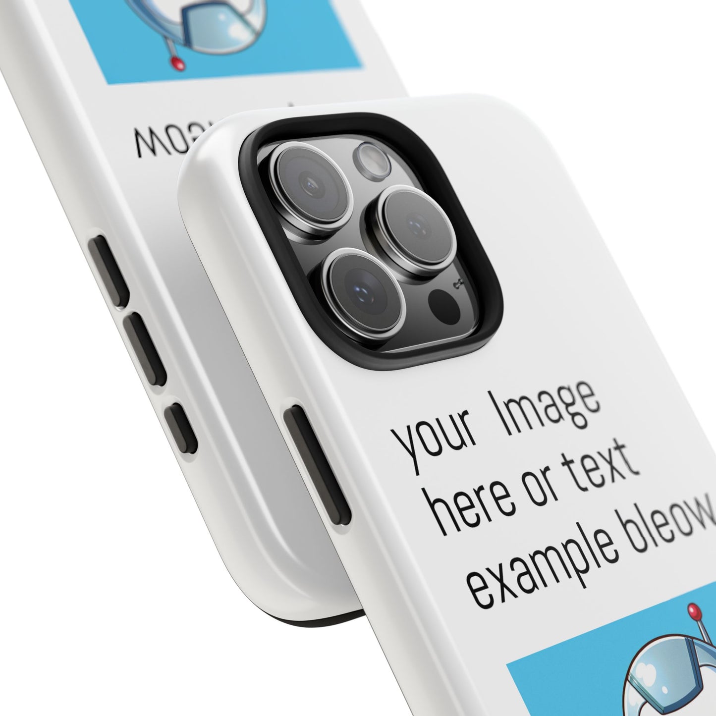 Customizable Robot Tough Phone Case - Durable & Fun Design