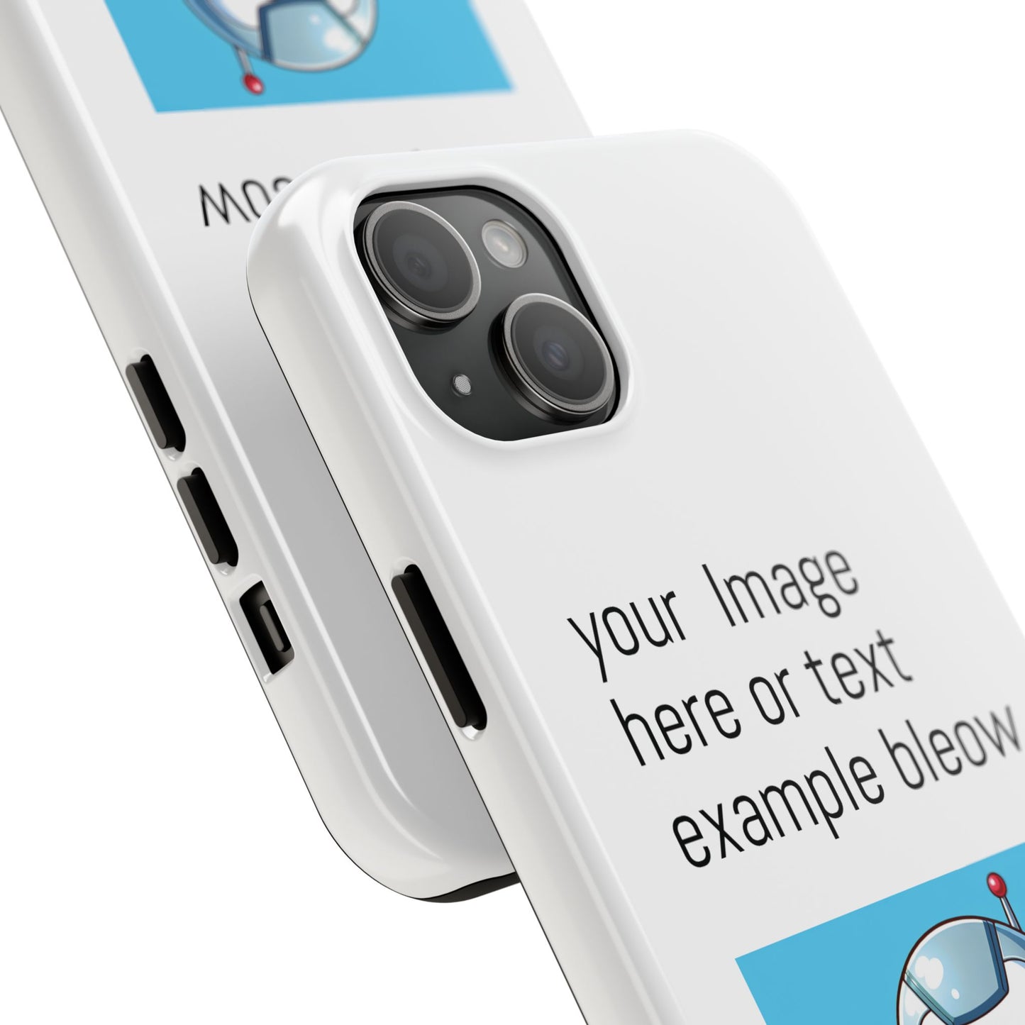 Customizable Robot Tough Phone Case - Durable & Fun Design