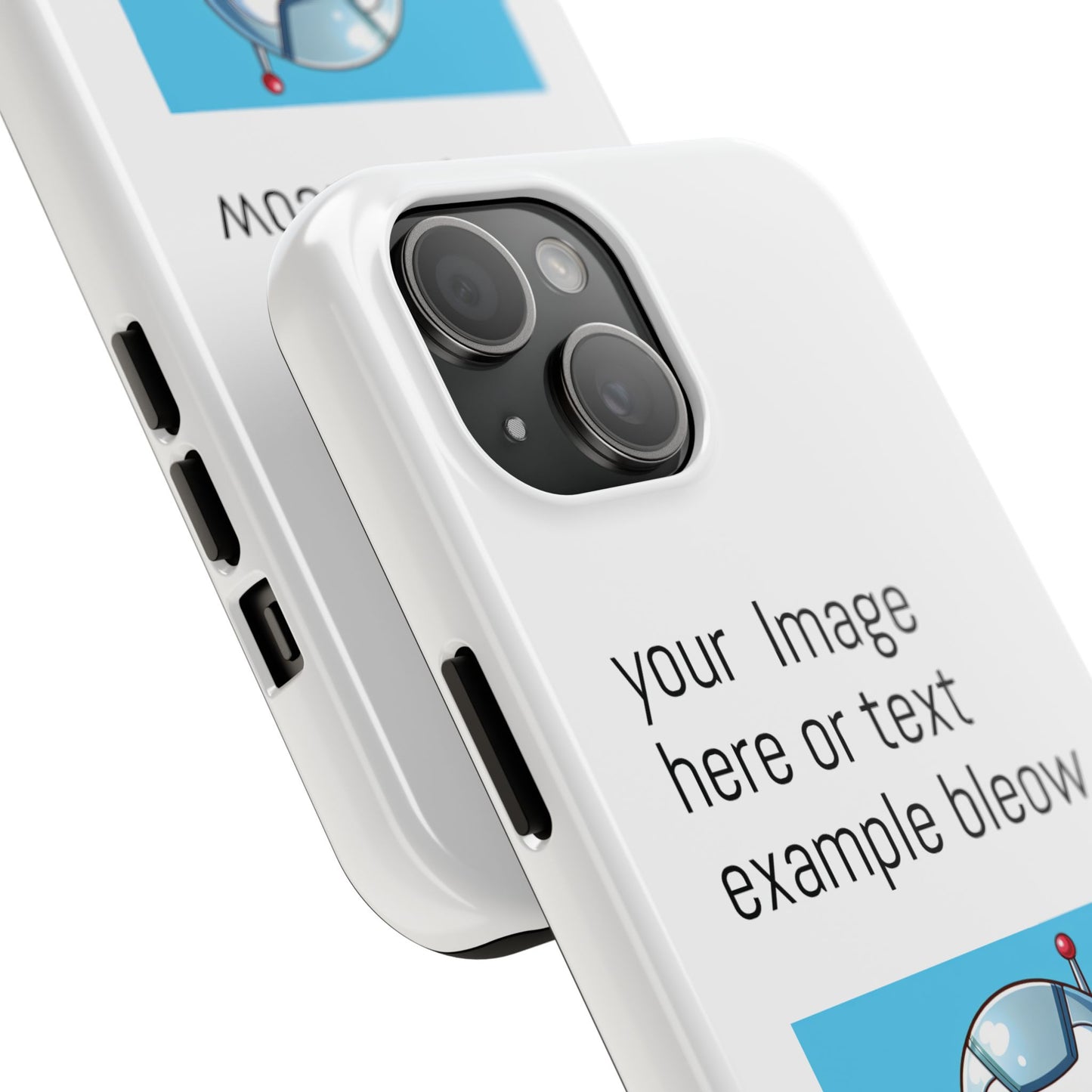 Customizable Robot Tough Phone Case - Durable & Fun Design