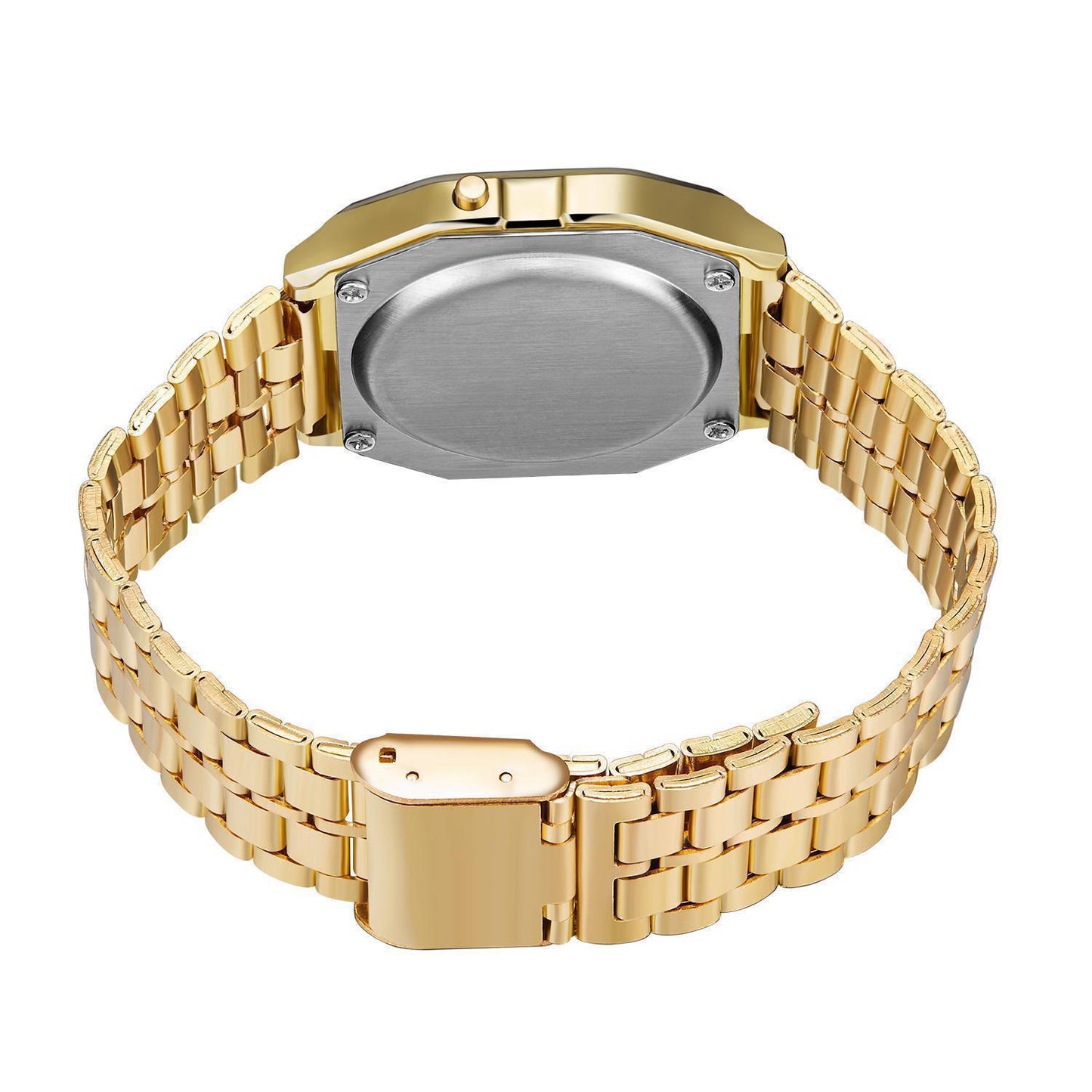 Steel Band Electronic Watch - WR F91W