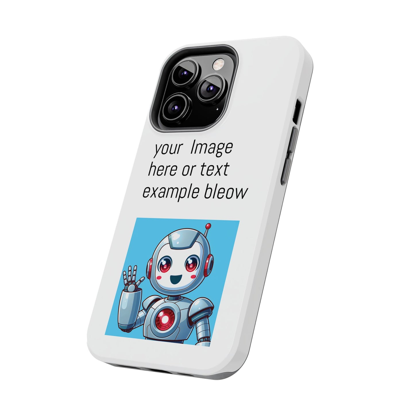 Customizable Robot Tough Phone Case - Durable & Fun Design