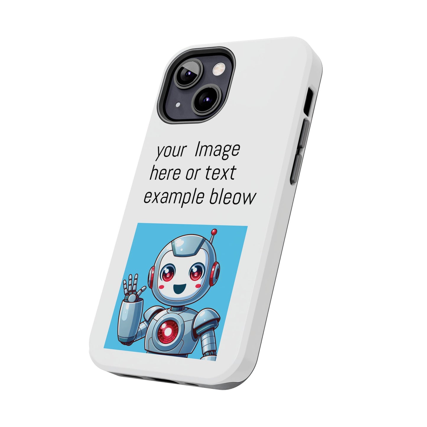 Customizable Robot Tough Phone Case - Durable & Fun Design