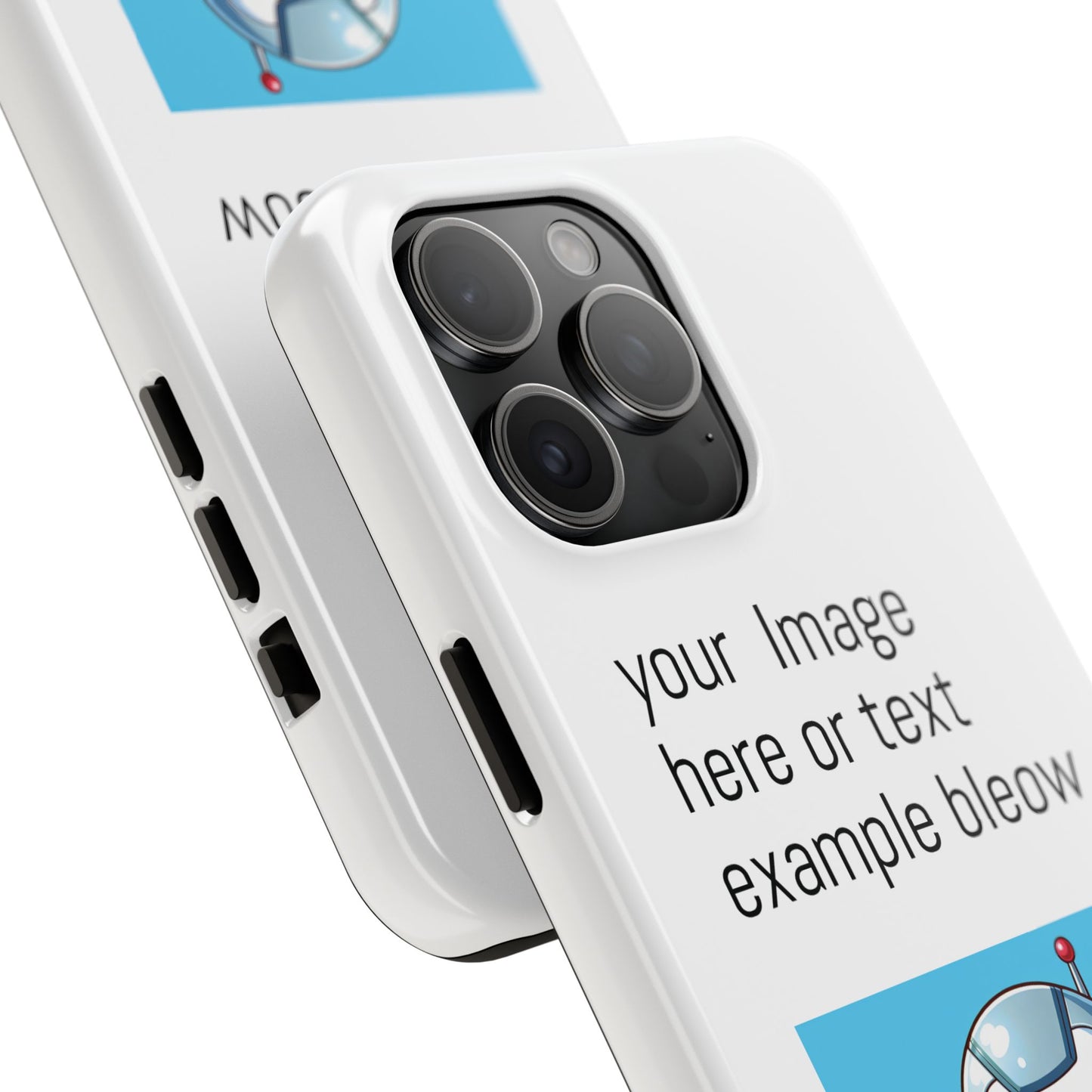 Customizable Robot Tough Phone Case - Durable & Fun Design