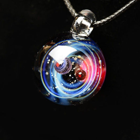 Cosmic Nebula Pendant Necklace - unisex