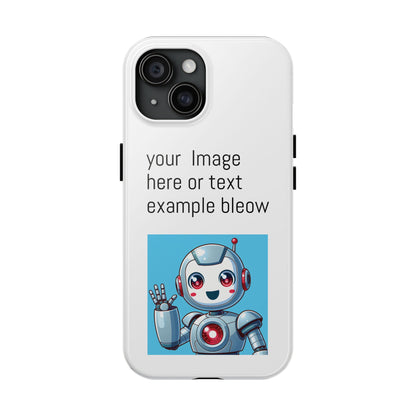 Customizable Robot Tough Phone Case - Durable & Fun Design