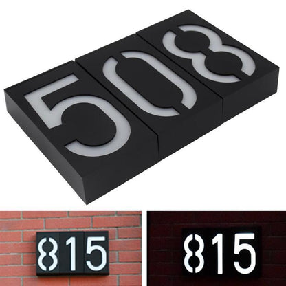 Solar Powered House Numbers - Upgrade your home's visibility and security