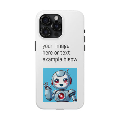 Customizable Robot Tough Phone Case - Durable & Fun Design
