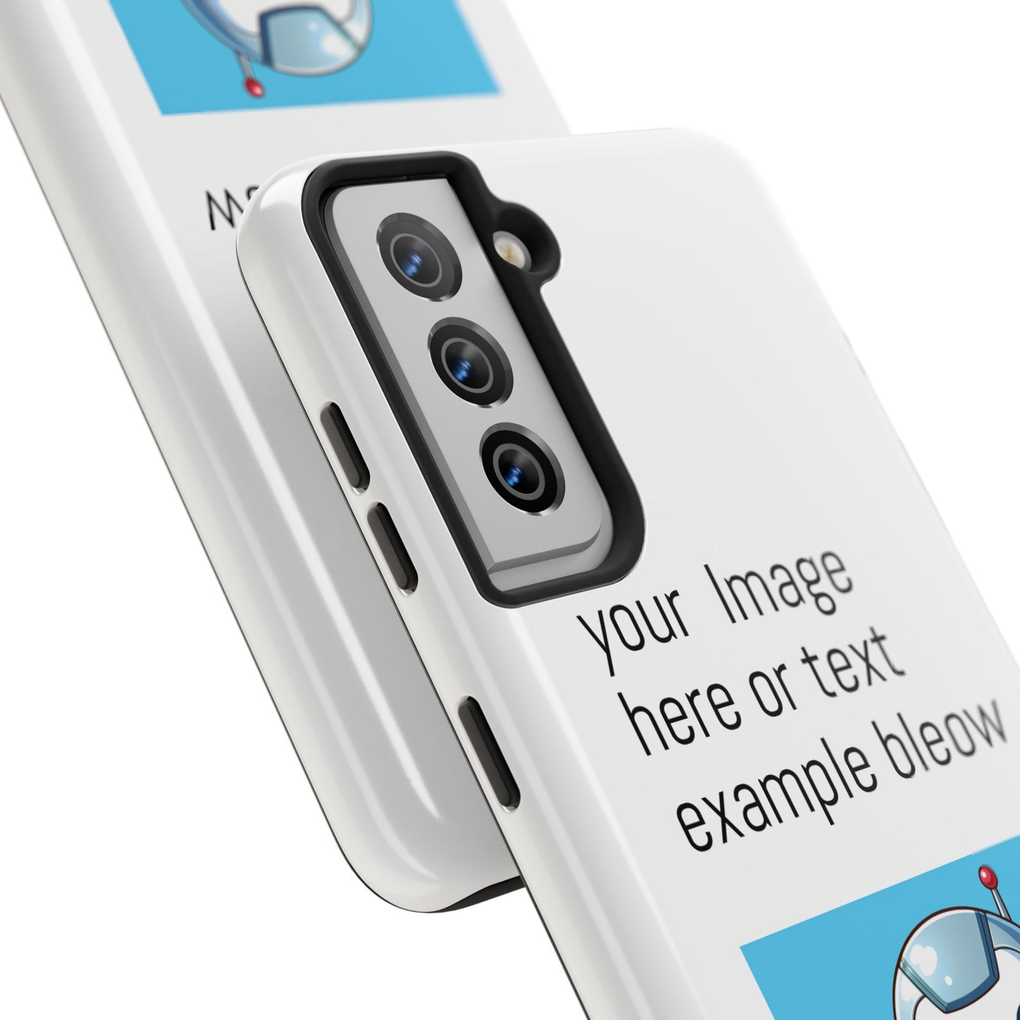 Customizable Robot Tough Phone Case - Durable & Fun Design