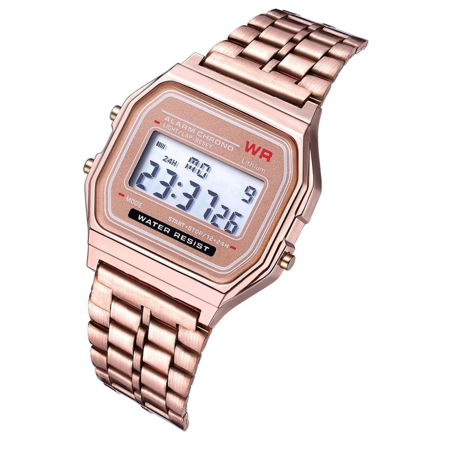 Steel Band Electronic Watch - WR F91W