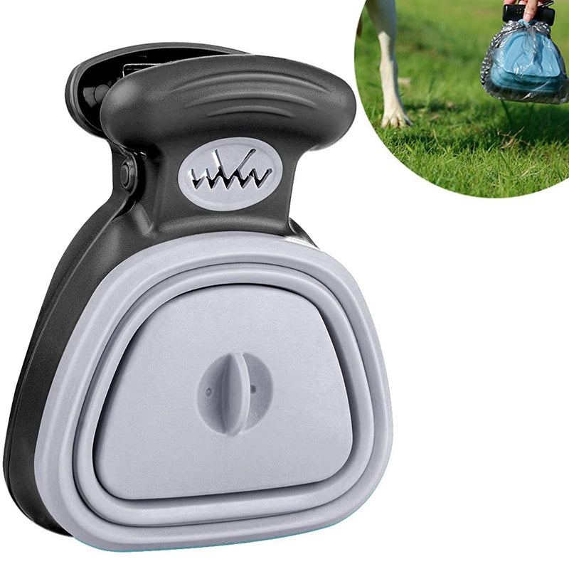 Pet Dog Poop Bag Dispenser Travel Foldable Poop Spoon