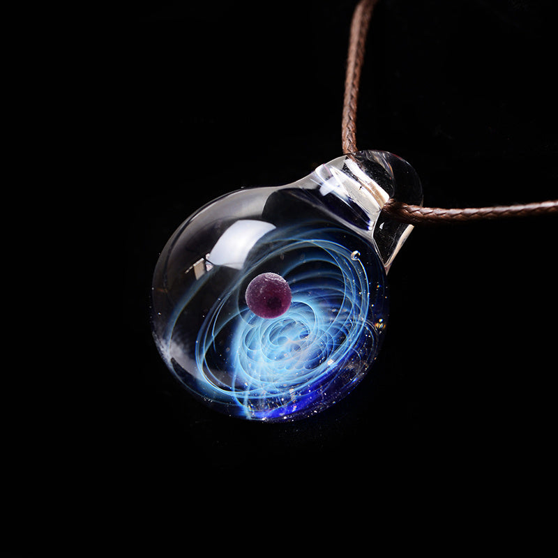 Cosmic Nebula Pendant Necklace - unisex