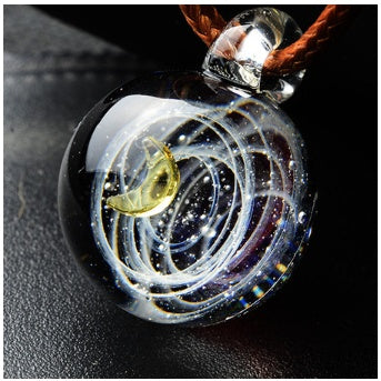 Cosmic Nebula Pendant Necklace - unisex