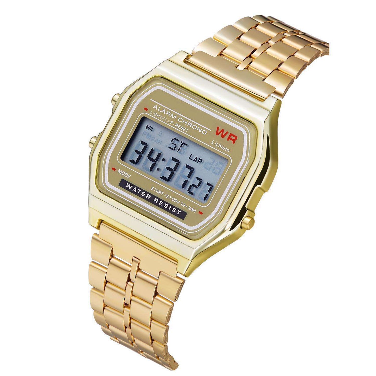 Steel Band Electronic Watch - WR F91W