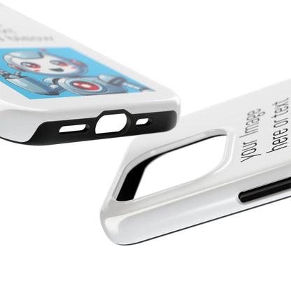 Customizable Robot Tough Phone Case - Durable & Fun Design