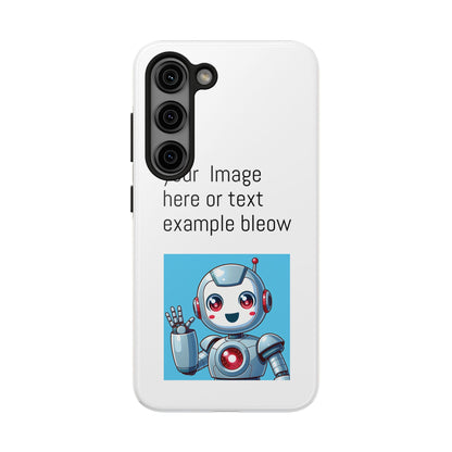 Customizable Robot Tough Phone Case - Durable & Fun Design