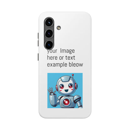 Customizable Robot Tough Phone Case - Durable & Fun Design