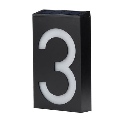 Solar Powered House Numbers - Upgrade your home's visibility and security