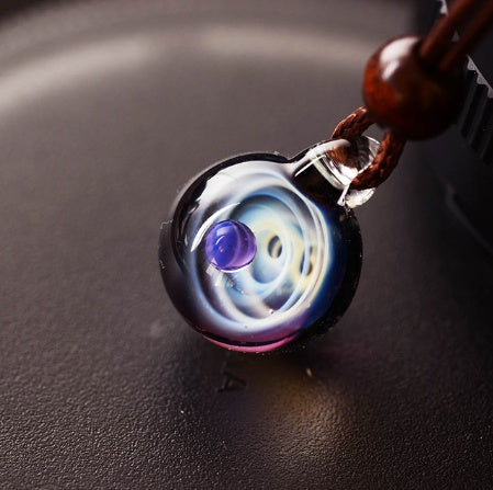 Cosmic Nebula Pendant Necklace - unisex