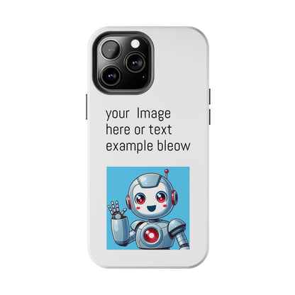 Customizable Robot Tough Phone Case - Durable & Fun Design