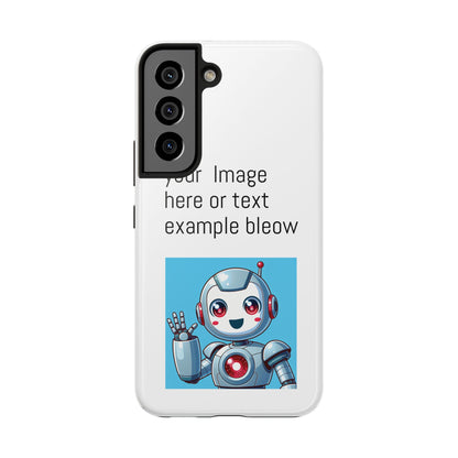 Customizable Robot Tough Phone Case - Durable & Fun Design