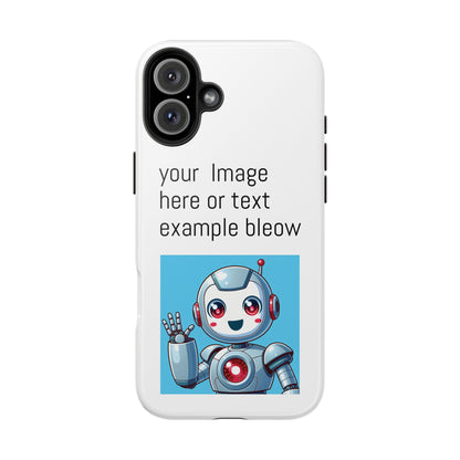 Customizable Robot Tough Phone Case - Durable & Fun Design