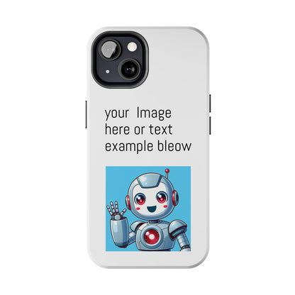 Customizable Robot Tough Phone Case - Durable & Fun Design