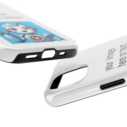 Customizable Robot Tough Phone Case - Durable & Fun Design