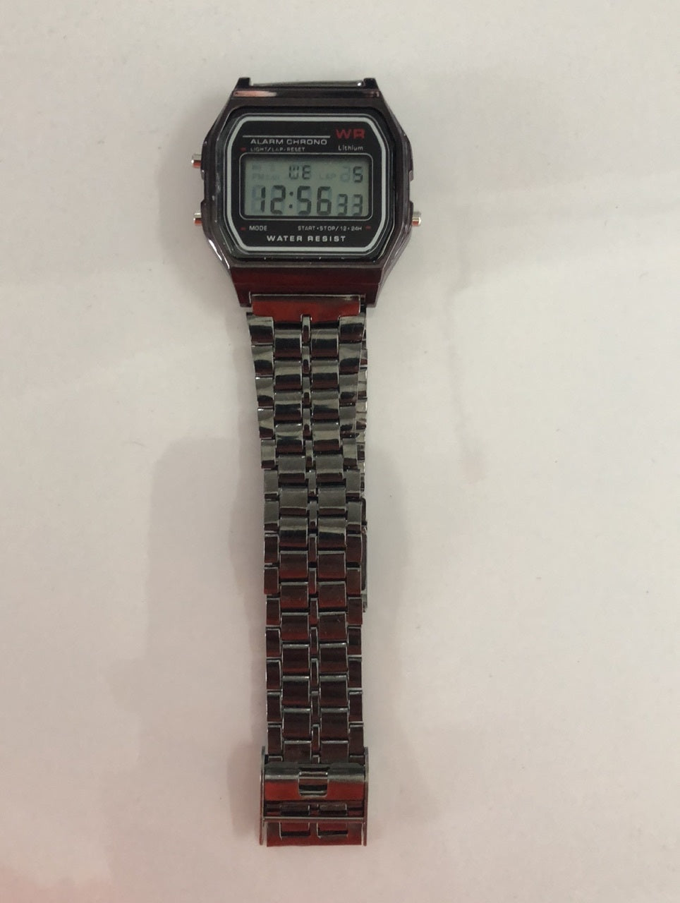 Steel Band Electronic Watch - WR F91W